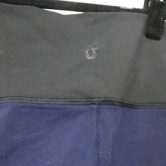 TNA - Aritzia | small | Black Leggings With Navy Blue Panel Front and Back - Picture 11 of 16